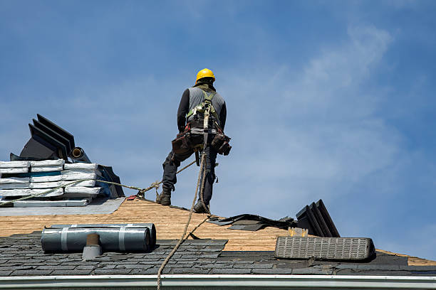 Professional Roof Replacement technician working in Ruby, VA